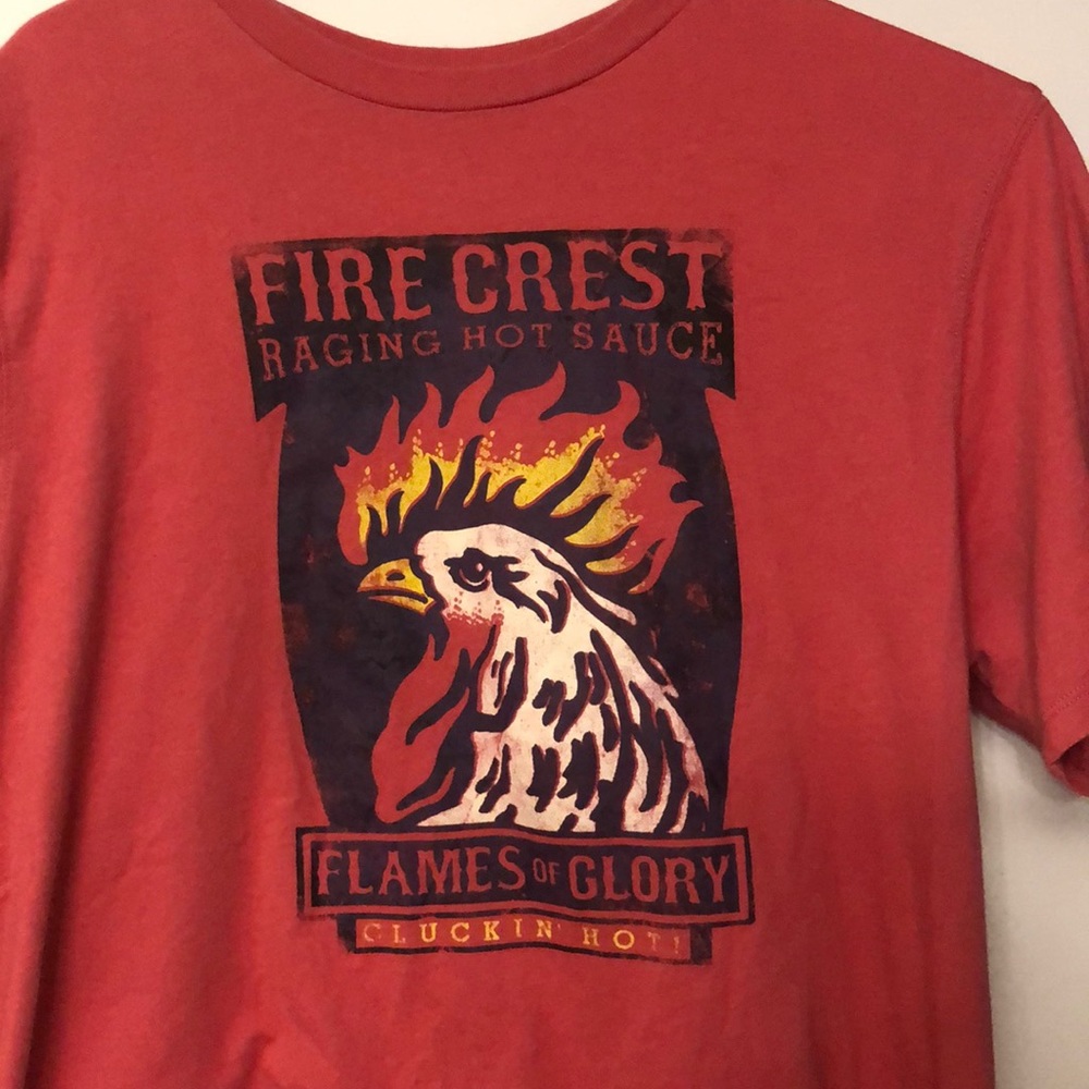 Fire Crest Raging hot sauce Flames of glory